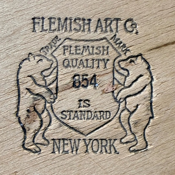 FLEMISH ART CO. Wooden Elk Plaque #854 - Picture 12 of 13